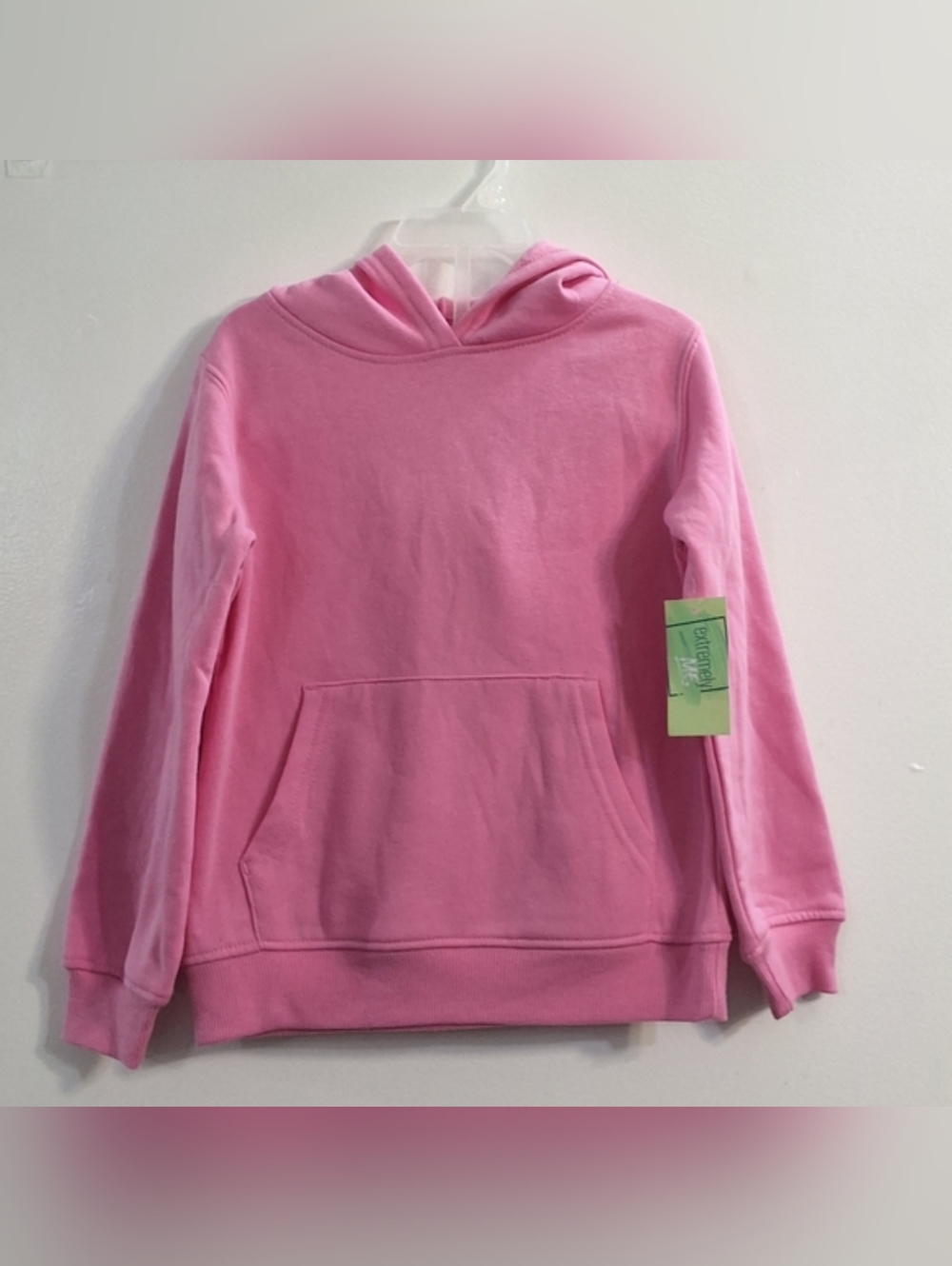 Girls Light Pink Fleece Hoodie, Size 4 , New With Tag